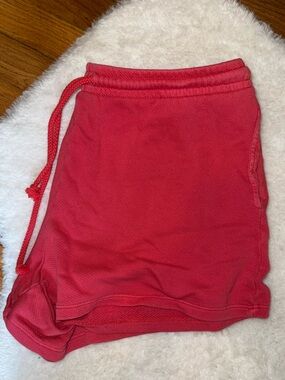 Universal Thread Bright Red Knit Shorts with Drawstring